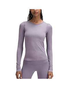 Футболка Ebb To Street женская, серо-фиолетовый Lululemon