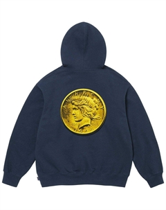 Анархия худи, синий/темно-синий Supreme