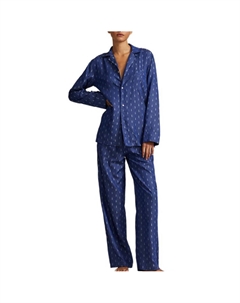 SS24 Пижамный комплект Women's Dark Blue Polo ralph lauren