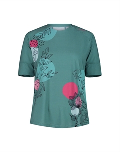 Женская техническая футболка с короткими рукавами с узором Cmp