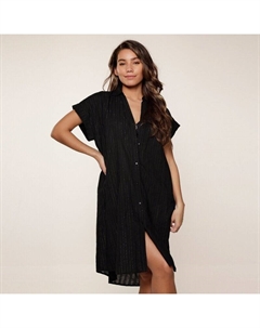 Платье-Туника с короткими рукавами, черный Lingadore