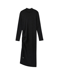 Длинное платье с рукавами женское черное Michael kors