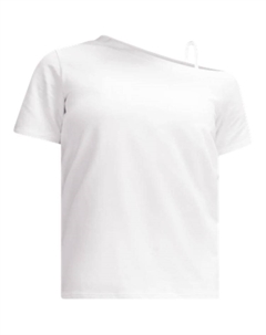 Футболка с открытыми плечами для женщин, серый Lululemon