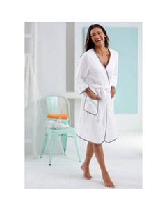 Женский халат, белый Feel good