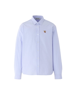 Рубашка унисекс синяя Onitsuka tiger