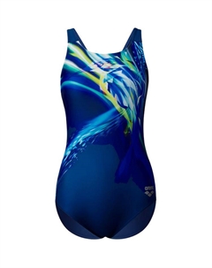 Купальник слитный One piece, синий Arena