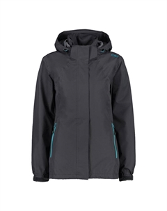 Водонепроницаемая женская куртка-дождевик - Женская куртка с капюшоном на молнии и вентиляцией Cmp