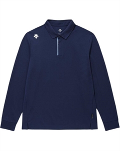 Поло Tough Series унисекс, синий Descente