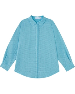 Рубашка Self portrait женская Celestial Blue Self-portrait