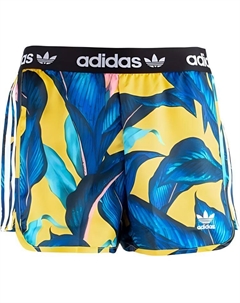 Женские повседневные шорты желтого цвета Adidas originals