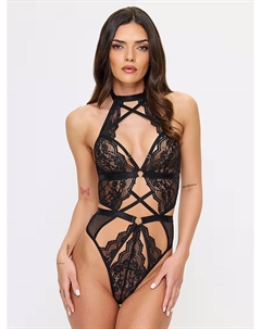 Боди Rosella с вырезами черного цвета Ann summers