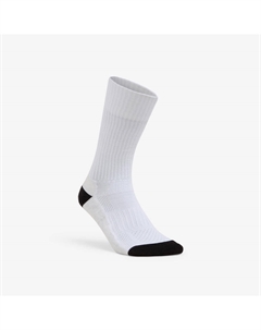 Гандбольные носки женские/мужские/детские, средние - H500, 1 пара, белые/черные Kipsta