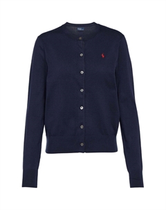 Кардиган с вышивкой Polo Pony, синий Polo ralph lauren