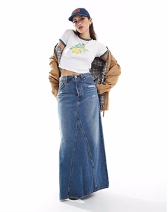 Юбка миди из джинсовой ткани Icon синего цвета Levi's®