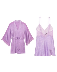 Пижамный комплект женский фиолетовый Victoria's secret