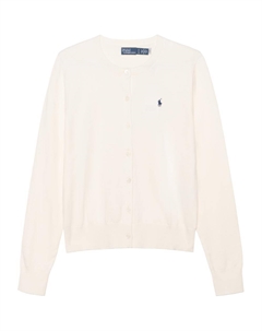 Кардиган с мотивом Polo Pony, белый Polo ralph lauren