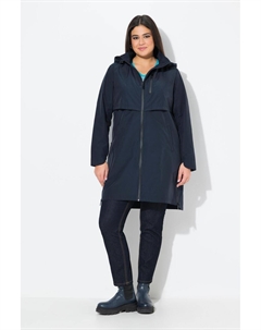 Женская парка с боковыми разрезами на молнии, капюшоном, карманами на молнии Ulla popken