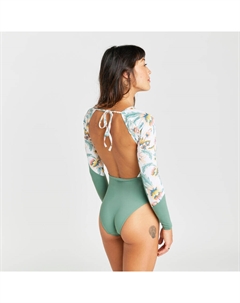 Женский купальник с длинными рукавами Mary Belly белый Olaian