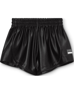 Шорты Cotton Track с логотипом, черный Alexander wang