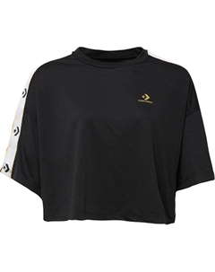 Футболка с каплевидным плечом женская black Converse