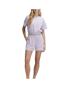 Мягкие повседневные шорты для женщин, сирень Lululemon