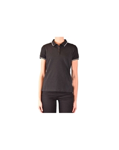 Женская поло, черный Emporio armani