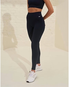 Бесшовные колготки Navy в рубчик синего цвета Aim'n