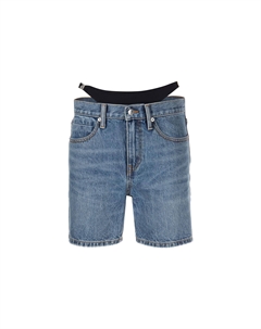 Джинсовые шорты, индиго Alexander wang