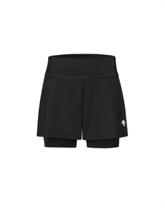 Женские шорты для тренировок Casual, черный Descente