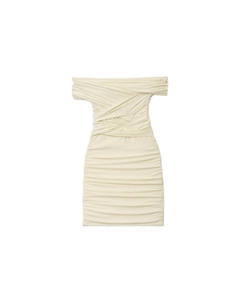 Мини-платье с открытыми плечами, желтый Alexander wang