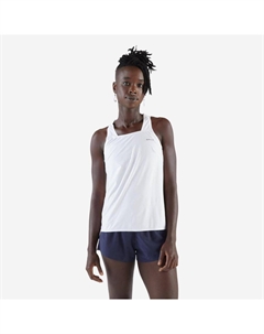 Легкая женская майка для бега - Light 900 белого цвета Kiprun