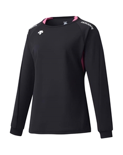 Рубашка Field Collection женская, черный/розовый Descente