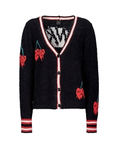 Вязаный свитер SS23 женский черный Pinko