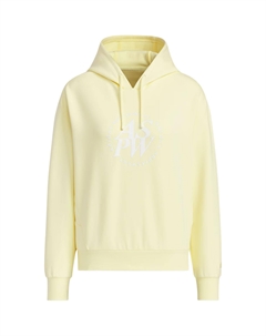 Толстовка с капюшоном doubleknit women's yellow Adidas