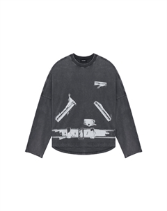 Свитшот Unisex Gray, серый We11done