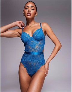 Боди Hold Me Tight в бирюзовом цвете Ann summers