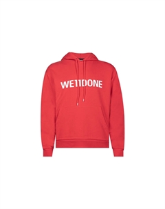 Унисекс-худи красного цвета We11done