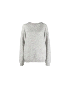 Мохер-шерстяной свитер-оверсайз, серый Acne studios