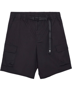 Унисекс-карго шорты SS24 черные New era