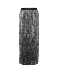 Женская повседневная длинная юбка fw25, серебро Pinko