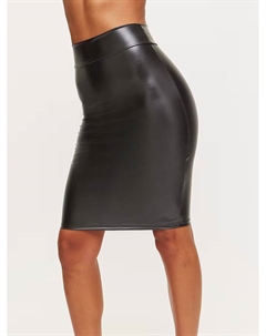 Юбка Zuri с эффектом мокрой кожи, чёрного цвета Ann summers