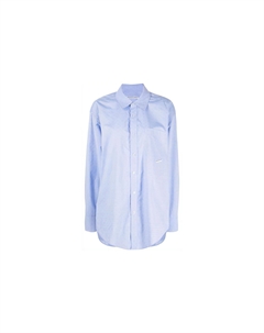 Бойфренд хлопковая рубашка, светло-голубой Alexander wang