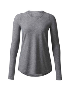 Футболка Rulu Regular женская Smoke Gray, серый Lululemon