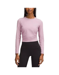 Футболка All It Takes Crop Top Women's, розовый Lululemon