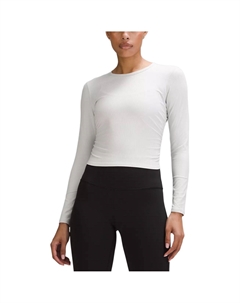 Футболка All It Takes Crop Top Women's, серый Lululemon