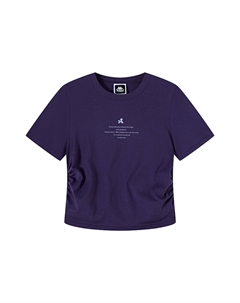 Женская летняя футболка фиолетовая Kappa