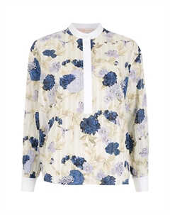 Женская разноцветная рубашка, мультиколор Tory burch