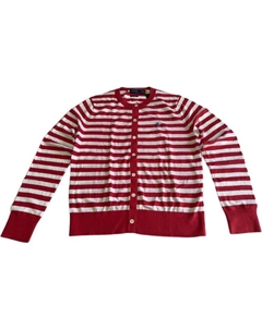 Полосатый вязаный кардиган, красный Polo ralph lauren