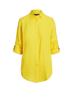 Женская рубашка желтая Lauren ralph lauren