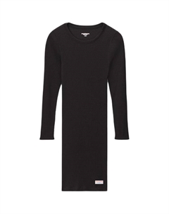 Длинное платье с рукавами женское черное Alexander wang